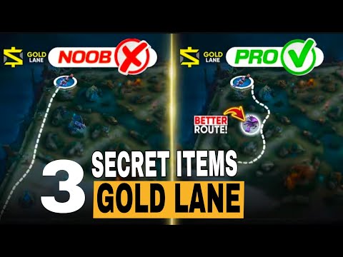  3 SECRET ITEMS TO BE THE BEST GOLD LANER !! MOSKOV GOLD LANE GUIDE MLBB 2026 