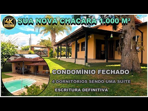 Cód 012🏡 Chácara à Venda em Condomínio Fechado – Ibiúna/SP 🌿