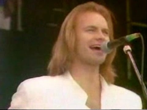 STING (Live) - IF YOU LOVE SOMEBODY SET THEM FREE (Rare Live 80s w / lyrics)