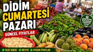 DIDIM CUMARTESİ PAZARI 🥒 Sebze Meyve Fiyatları | Pazar Fiyatları Uçtu 