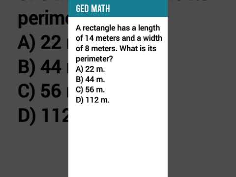 GED math practice question 2025 | GED math practice test 2025