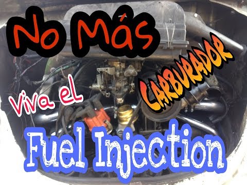 Cómo cambiar vocho fuel inj. À carburador