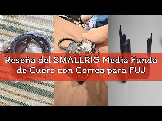 Vídeo relacionado con SMALLRIG Jaula para FUJIFILM X-T30/II/III con Empuñadura de Silicona, Placa QR para Arca, Enchufe QD y Ranuras para Correa - 5662