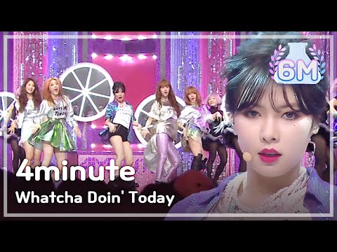 [Comeback Stage] 4minute - Whatcha Doin' Today, 포미닛 - 오늘 뭐해, Show Music core 20140322