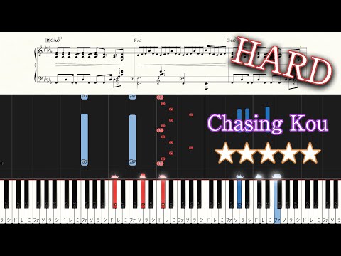 Drowning Love（Oboreru Knife）OST - Chasing Kou - Hard Piano Tutorial + Sheets【Piano Arrangement】