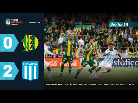 ALDOSIVI 0 - 2 RACING I Resumen del partido | #TorneoBetano Apertura 2025