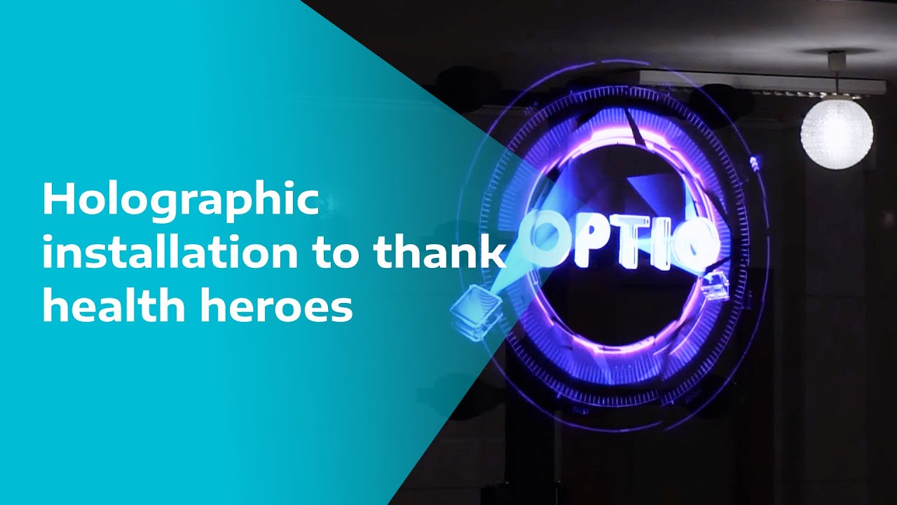 Holographic Installation to Support Healthcare Workers