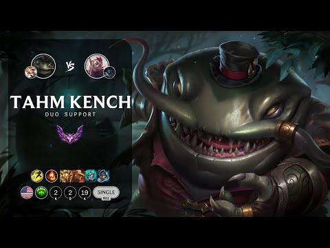 Tahm Kench Support vs Rakan - NA Master Patch 13.1