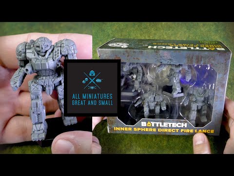 Battletech Inner Sphere Direct  Fire Lance review and unbox!