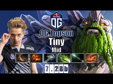 Tiny Mid | OG.Topson | TOPSON TINY AIRLINE IS BACK | 7.28b Gameplay Highlights
