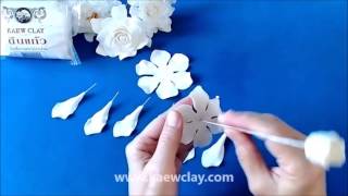 การทำดอกพุดซ้อน (Making GARDENIA with kaewclay)