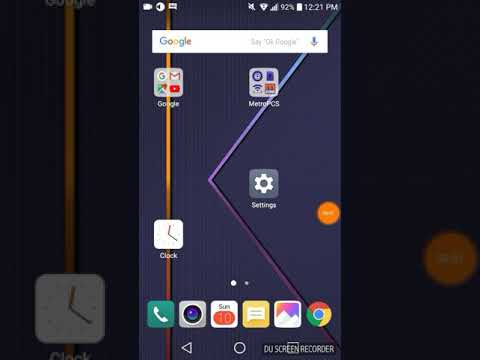 How to put an app drawer an lg phone