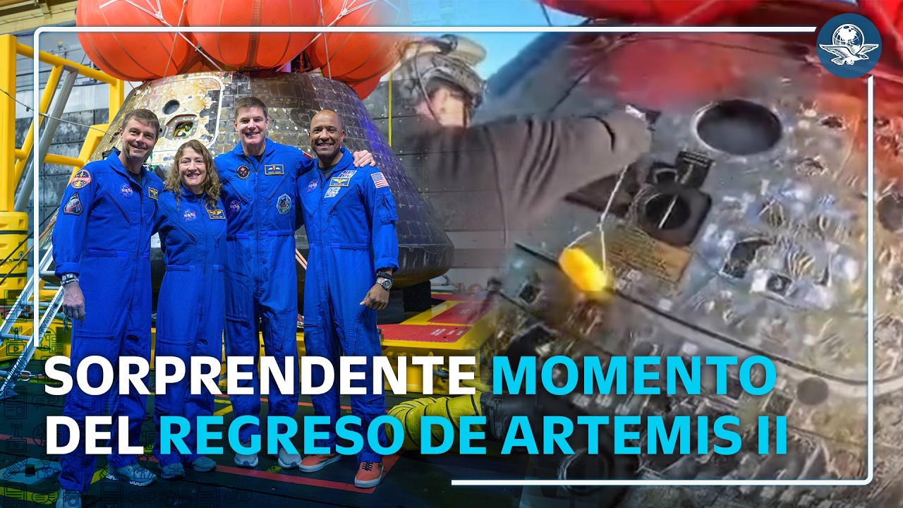 Así fue la llegada de los astronautas de Artemis II a la Tierra