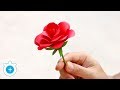 How To Make Paper Rose Flower Easy LampZoom