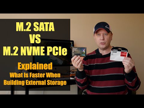 M.2 SATA vs M.2 NVME PCIe SSDs - Whats The Difference?  How Fast Are They?