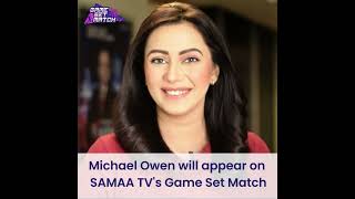 Catch Michael Owen live on Game Set Match with Saw