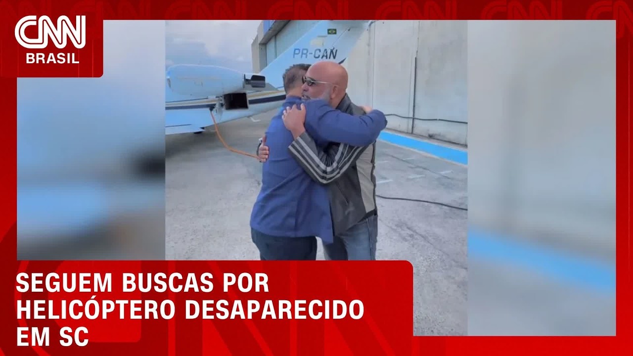 Helicóptero desaparecido em SC: buscam continuam nesta terça (22) | CNN NOVO DIA