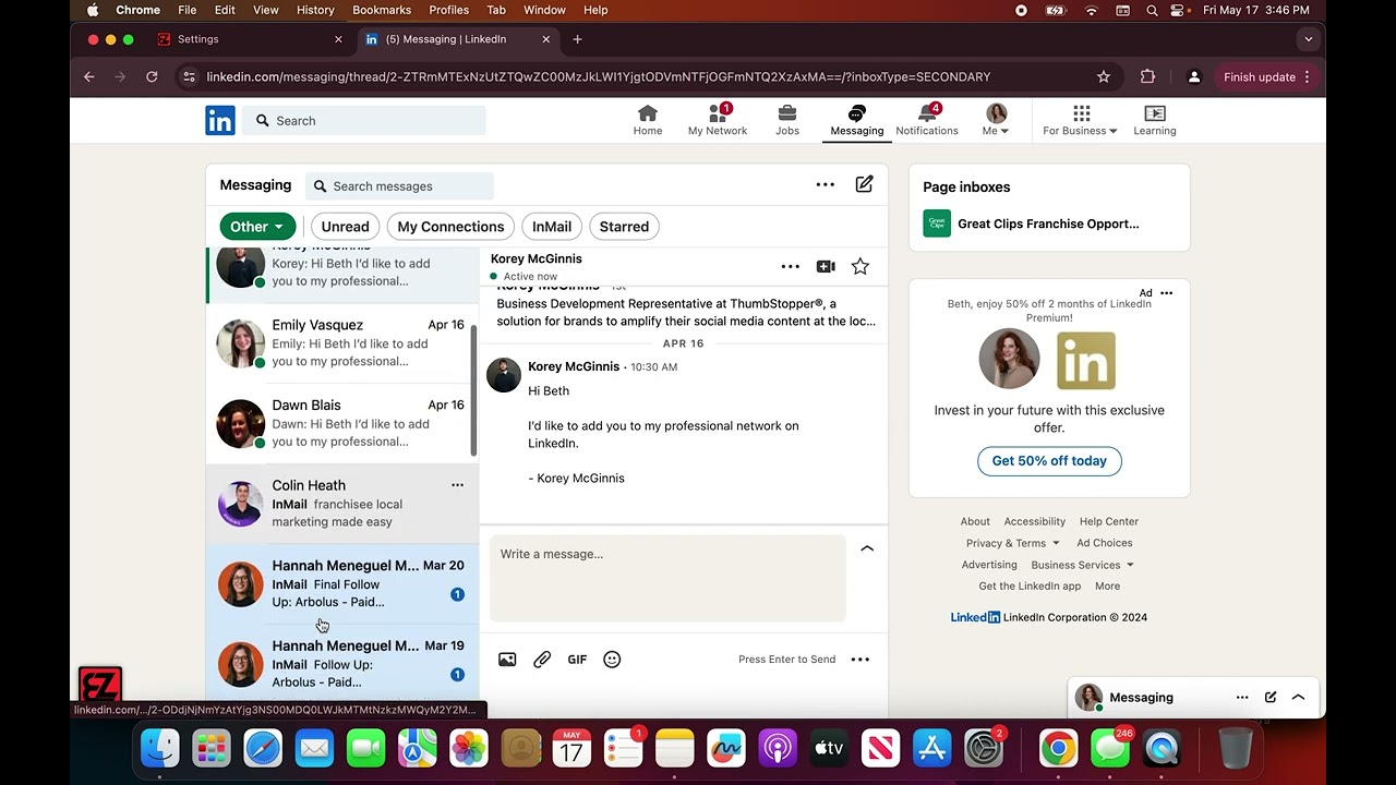 Franchise Sales - LinkedIn Automation Lab