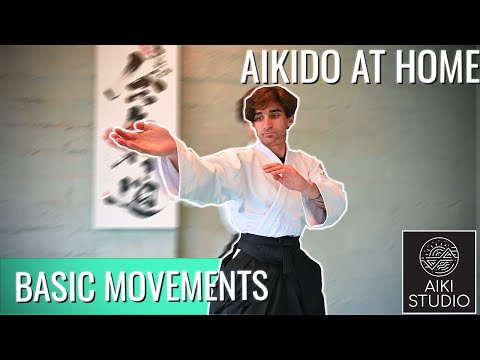 Aikido At Home Training - Follow Along - Basic Movements - Beginner Friendly