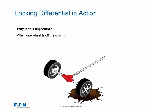 What is a locking differential and how does it work? Eaton explains.