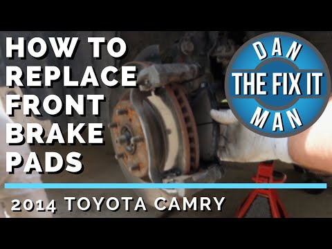2012 – 2014 Toyota Camry - Replacing Front Brake Pads - Easy DIY!