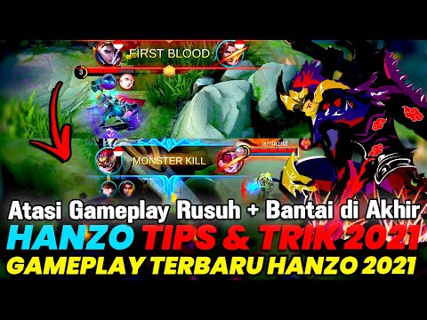 HANZO MASUK M2 2021 | TIPS DAN TRIK HANZO! ATASI GAMEPLAY RUSUH MUSUH + BANTAI DI AKHIR!