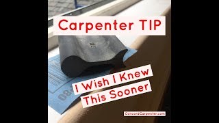 Finish Carpentry Tip - Contoured Sanding Guides