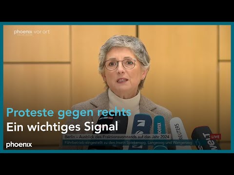 Bündnis 90/Die Grünen: Statements von Katharina Dröge und Britta Haßelmann am 23.01.24