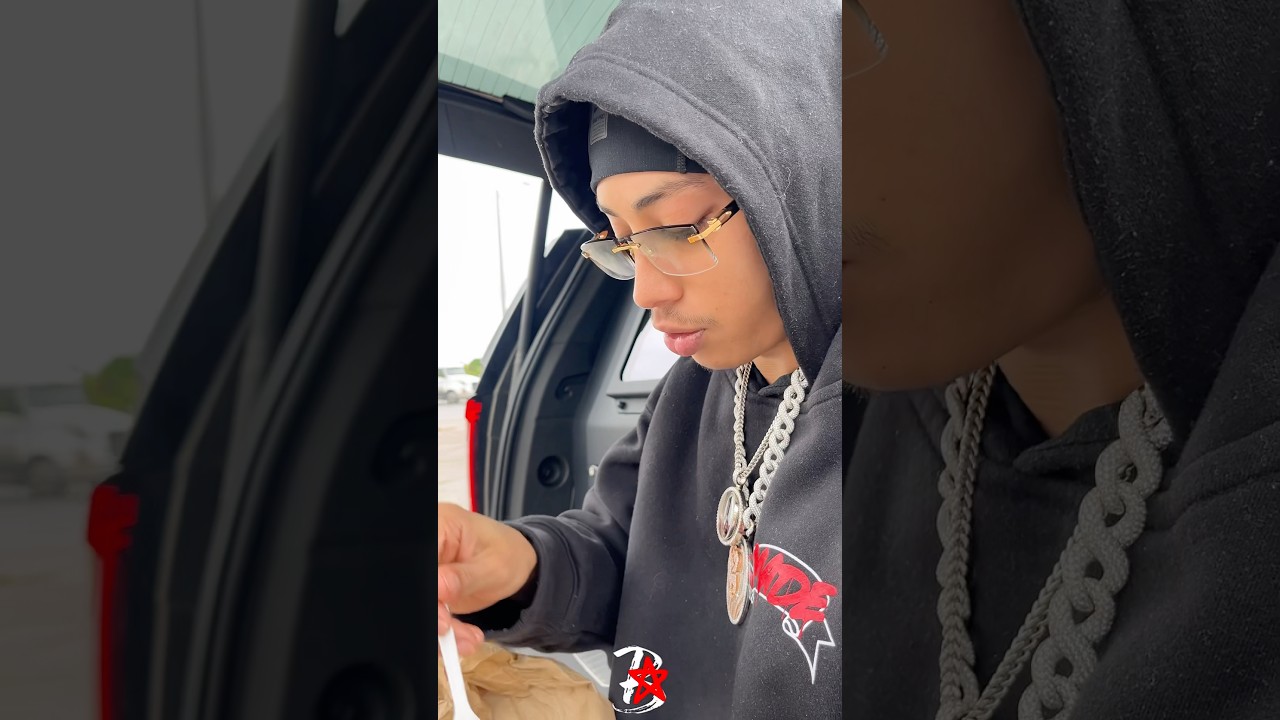 #brampton rapper goes viral for eating poutine in bulletproof