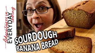 Delicate, delicious... Sourdough Banana Bread
