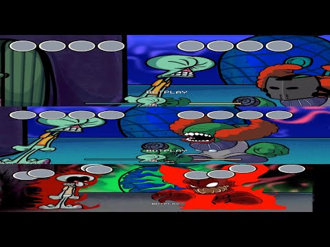 Friday Night Funkin The Squidward Tricky Mod vs The Full Ass Tricky Mod