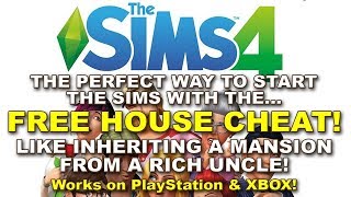 The Sims 4 - FREE HOUSE - Cheat Xbox One - Move into ANY House for FREE!