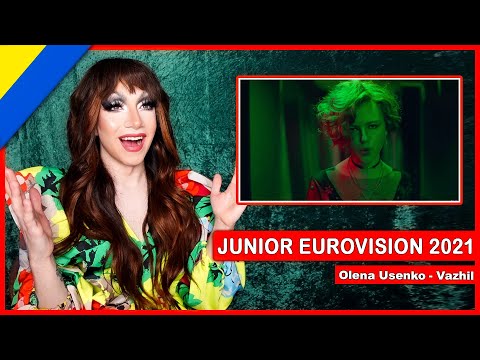 UKRAINE - Olena Usenko - Vazhil | Drag Queen Reacts to Junior Eurovision 2021
