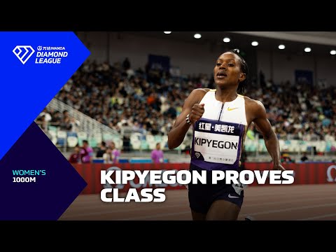 Faith Kipyegon just misses 1000m world record in Xiamen - Wanda Diamond League 2025