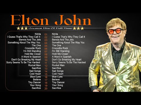 Elton John Greatest Hits Full Album 2024 - Elton John Play List 2024