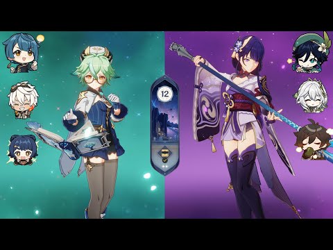 Sucrose National & Archon Gang | Genshin Impact 3.3 Spiral Abyss Floor 12 | Full Star Clear