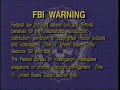 FBI Interpol Warning Screens 1996 2003