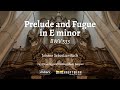 Bach – Prelude and Fugue in E minor BWV 533 // Kampen Hinsz