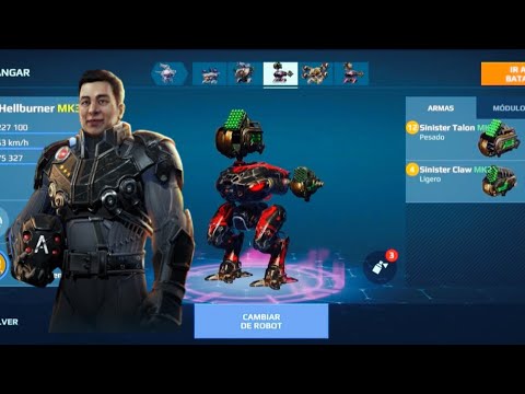 Hellburner Talon MK2-MK3 | war robots Gameplay
