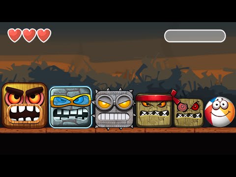 Red Ball 4 - All Levels - All Volumes - Ball Friends - Sound Only - Full Game - Gameplay Red Ball 4