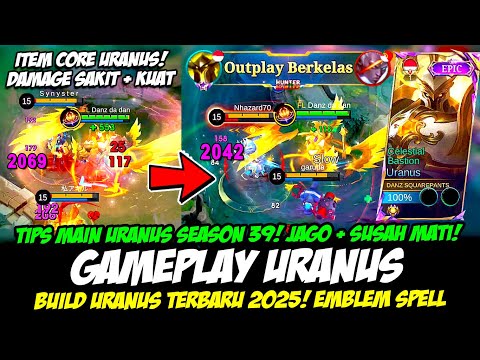 CARA MAIN URANUS SEASON 39❗TIPS URANUS SAKIT + KUAT VS 5❗BUILD URANUS TERBARU❗GAMEPLAY URANUS GLOBAL