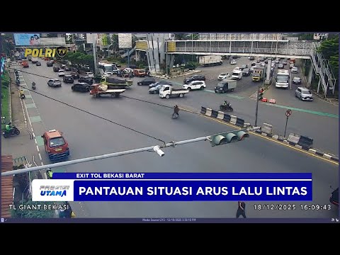 NTMC POLRI - PANTAUAN ARUS LALU LINTAS SORE 18/12/2025