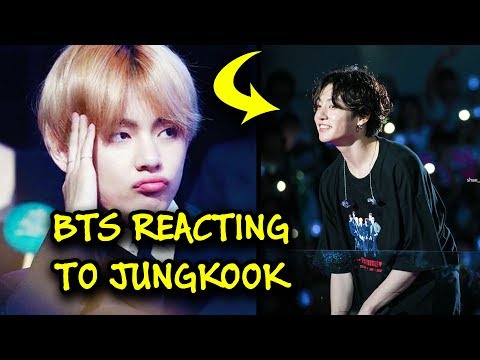 BTS reacting to JUNGKOOK
