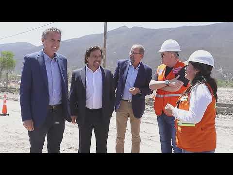 El gobernador Sáenz y el ministro Katopodis recorrieron tres importantes obras en Capital