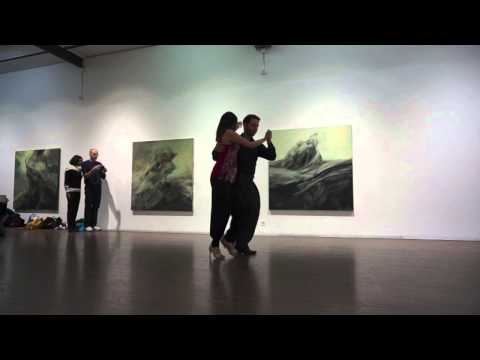  Michelle Marsidi  and  Joachim Dietiker  are  dancing  to  the  vals  "  El Vals Sonador  "  by  Miguel Caló
