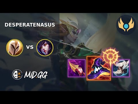 MID.GG: [ DesperateNasus ] Kayle MID vs Ahri | EUW CHALLENGER | LOL Season 2025