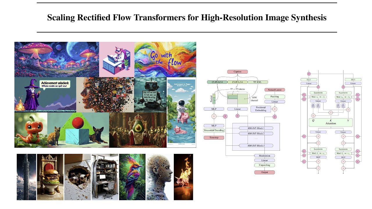 Stable Diffusion 3: Scaling Rectified Flow Transformers for High-Resolution Image Synthesis