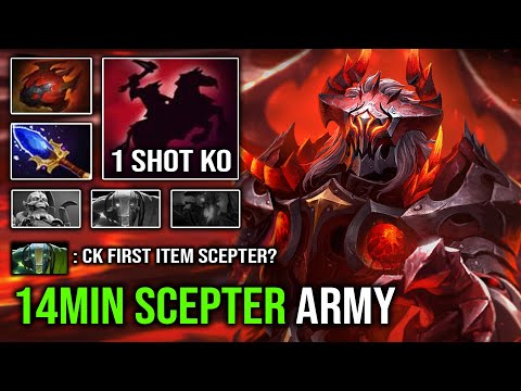 STRONGEST ILLUSION EVER First Item 14Min Scepter Chaos Knight 1 Shot Everything Imba Crit DotA 2