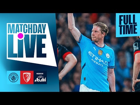 Goodbye King Kev | De Bruyne says farewell at the Etihad | Man City 3-1 Bournemouth | Matchday Live