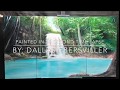 Jungle Waterfall Oil Painting Timelapse